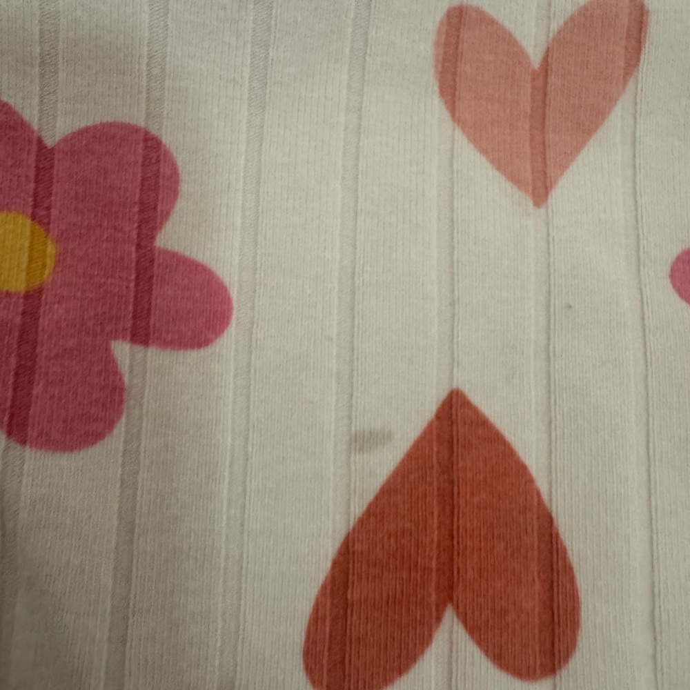 Garanimals Pink and Red Floral Heart Long Sleeve Tee - Picture 3 of 9
